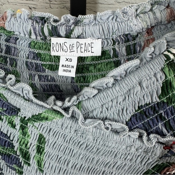 Patrons of Peace Blue Floral Print Jumpsuit Size XS - Picture 4 of 9